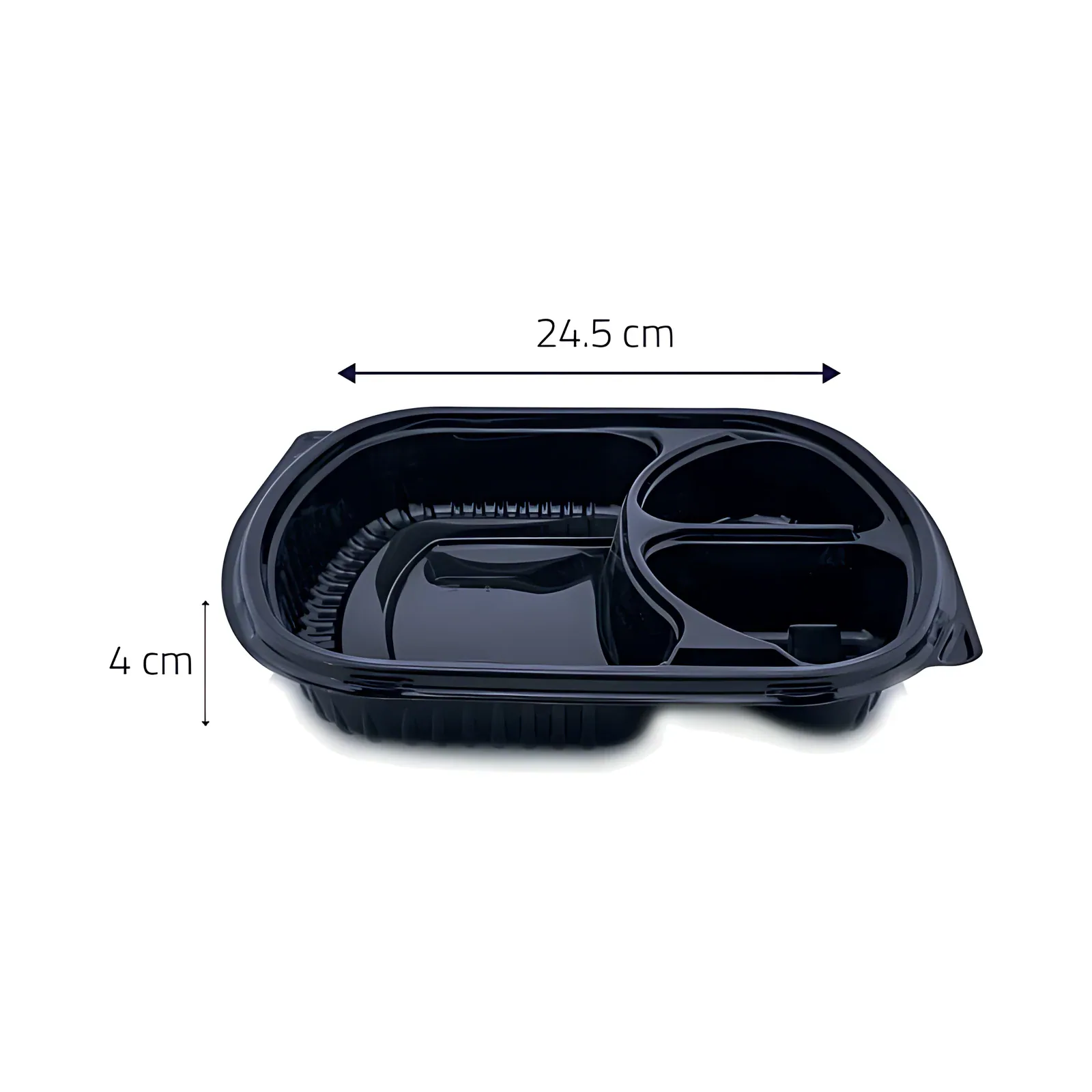 Medium Meal Tray – 3 Section