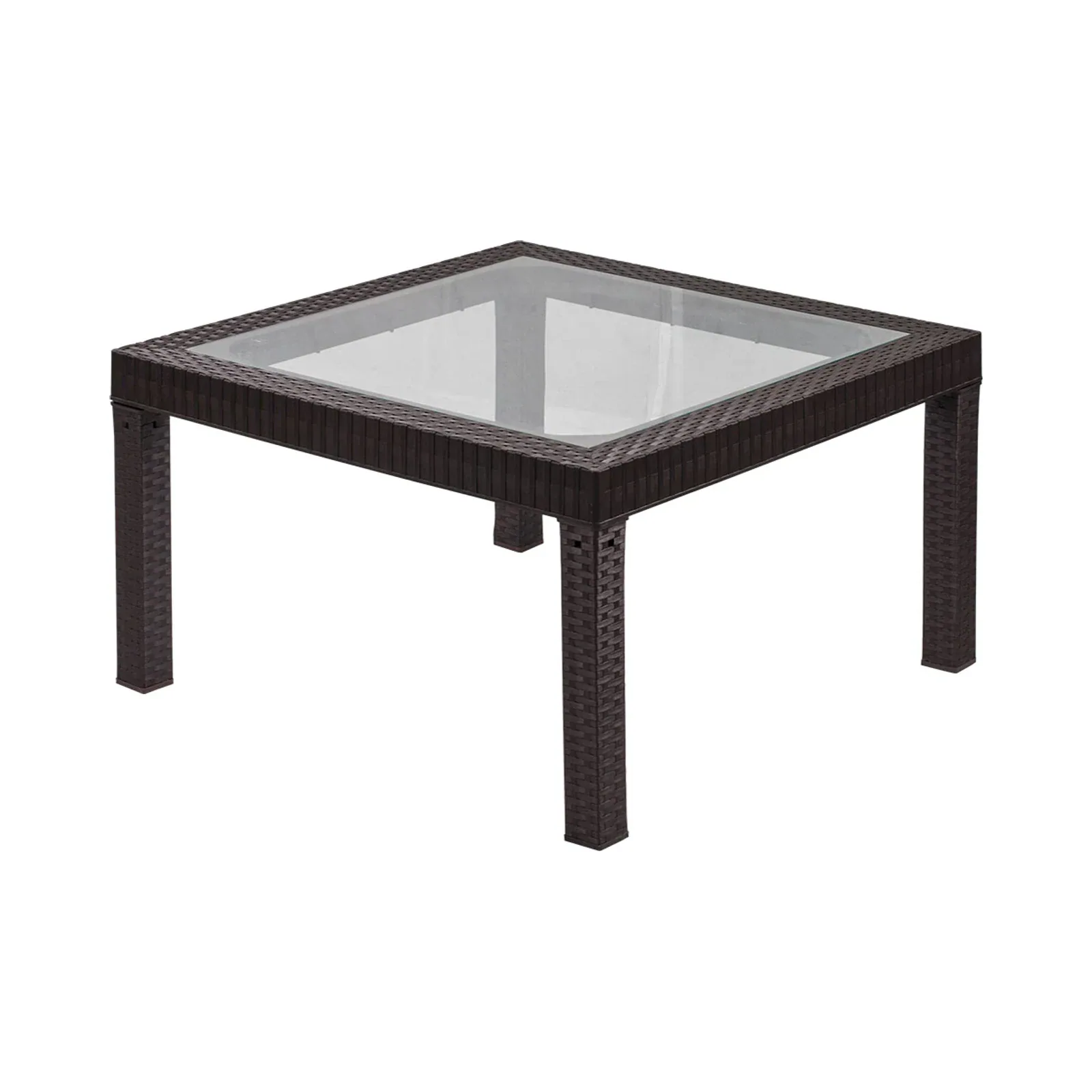 Bamboo Mini Glass Table