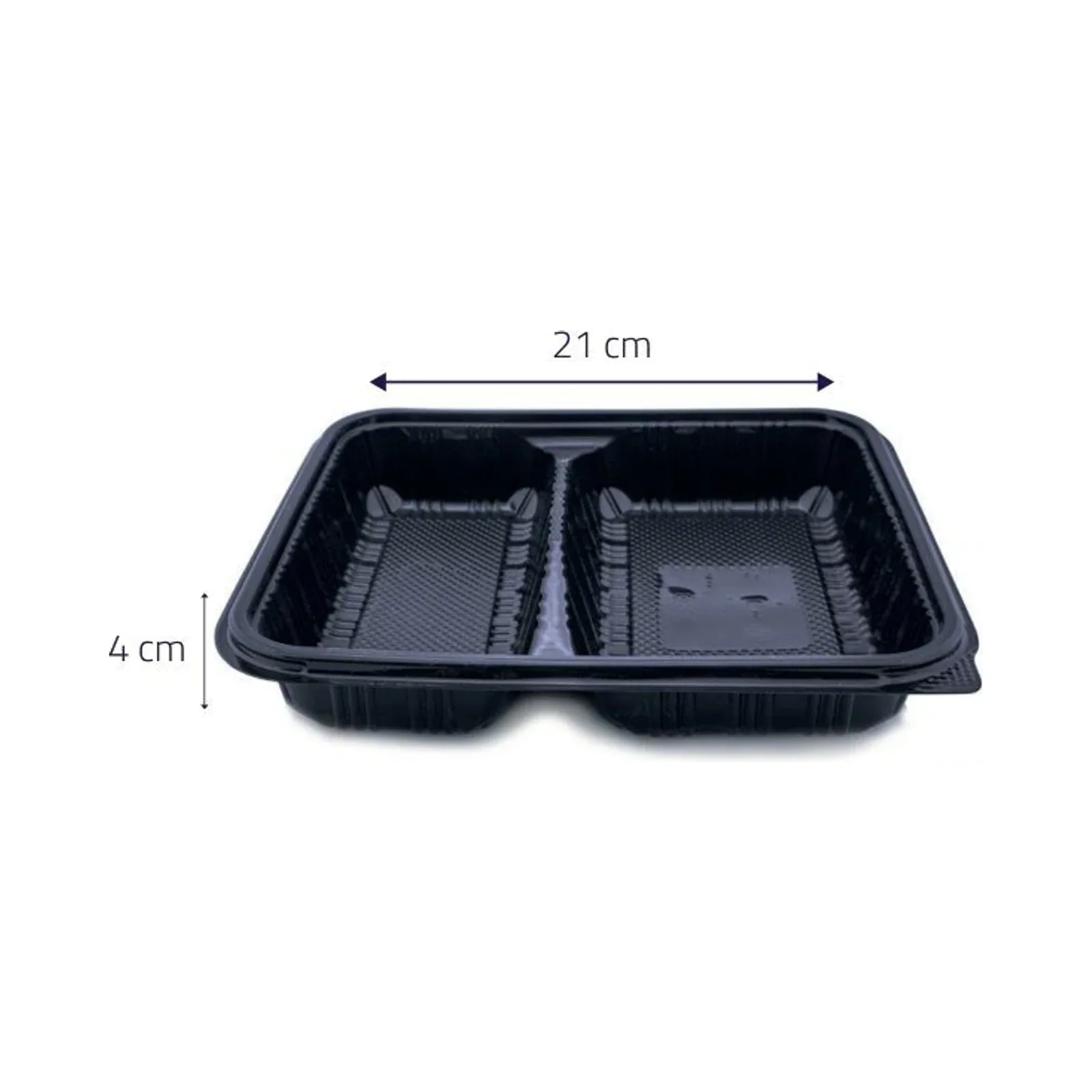 Small Meal Tray – 2 Section