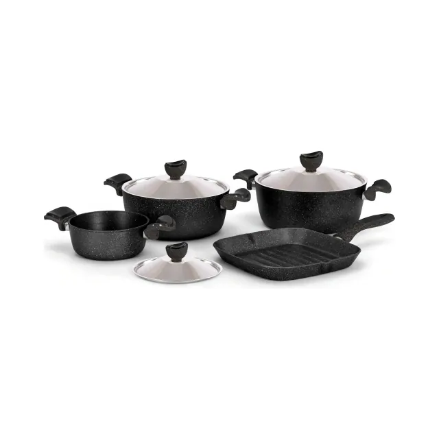 Castello Set 7 Pcs Stewpot 18-26-28 + Grill 28 (3.5m)