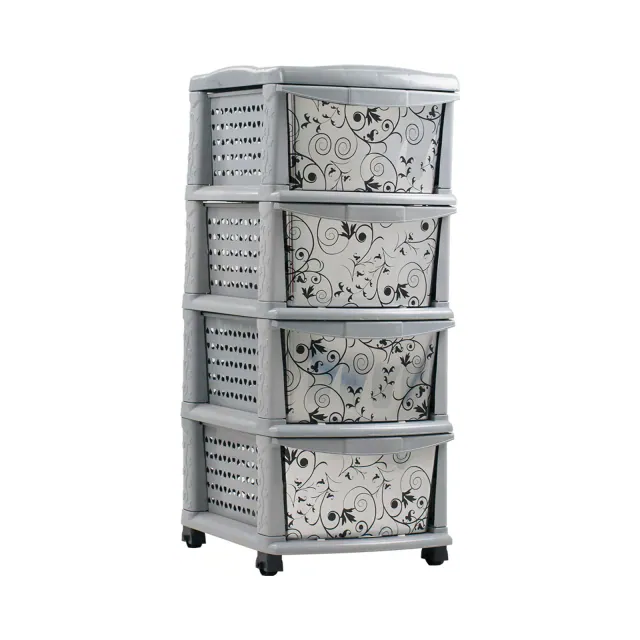 Queen Storage Cabinet 4 Parts