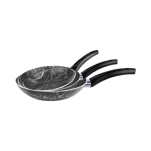 Marble Fry Pan Set 16-20-26