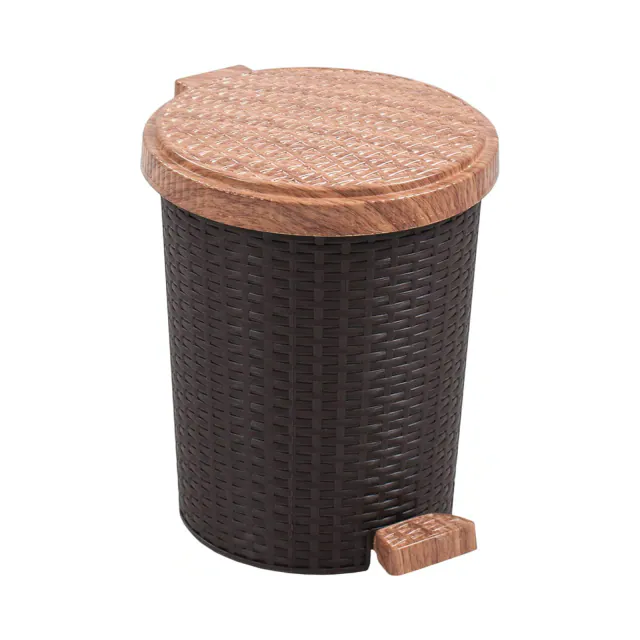 Printed Round Bambo Waste Basket 12 Liter