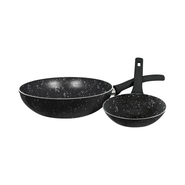 Pop Set 2 Pcs Wok Frypan 26 Frypan 18