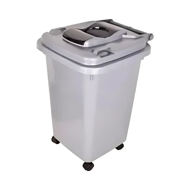 Bidone carrellato 60 L, colori