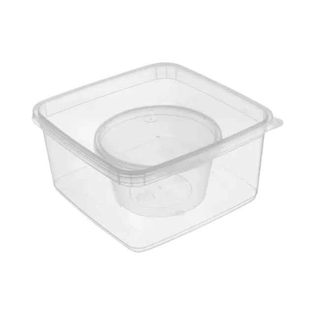 Set 2 Food Containers (500-2000 Ml)