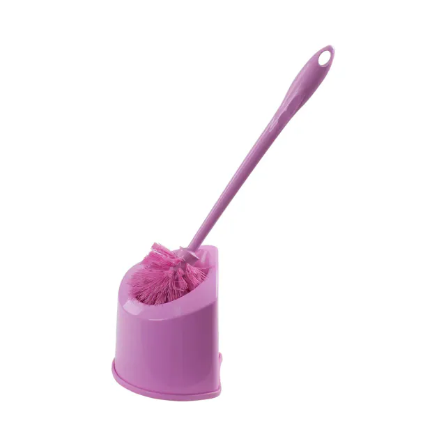 Corner Toilet Brush With Holder With Rubber
