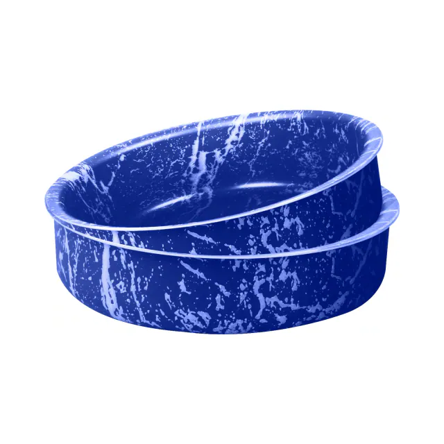 Marble Round Oven tray Set 22-24