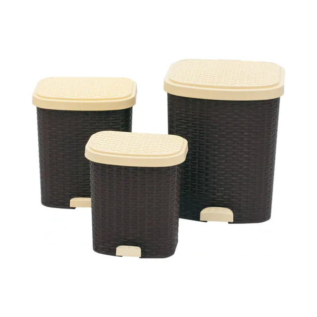 Set Bambo Waste Basket 3 Pcs