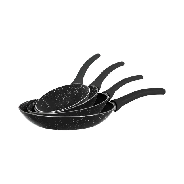 Marble Fry Pan Set 16-18-24-26
