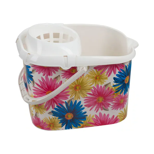 Oval Paris Bucket With Squeezer With Mop