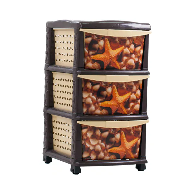 Queen Storage Cabinet 3 Parts
