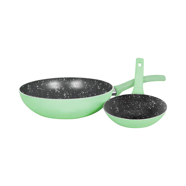 Pop wok pan 24 + fry pan 22